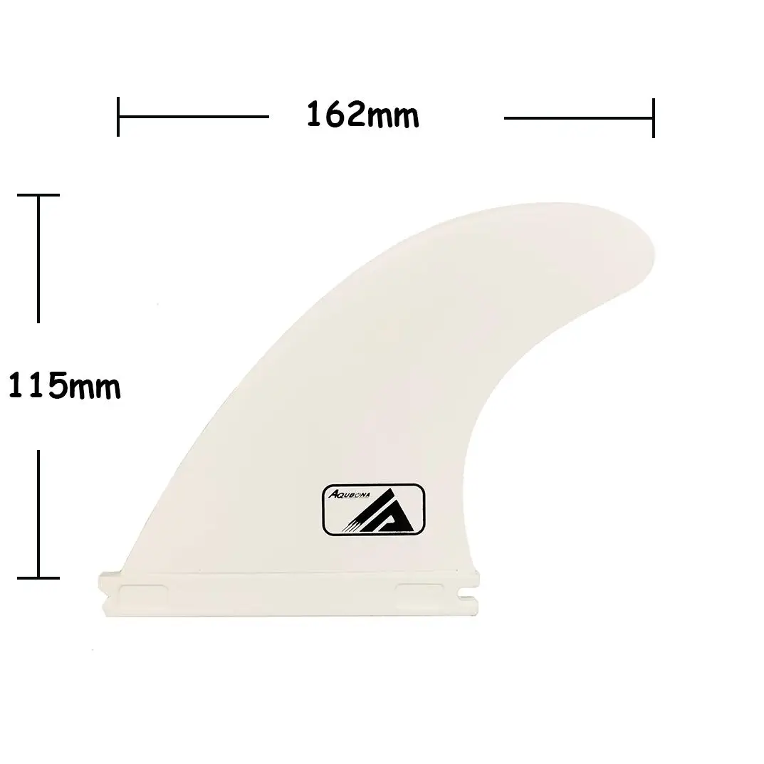 AQUBONA Surf Fin Single Tab & Twin Tabs Fins für Longboard Surfboard Paddleboard Thruster Set 437 Style – Detail 8