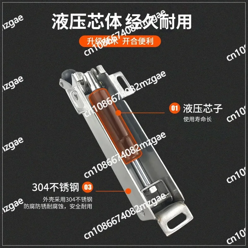 Freezer closer Sliding closed returner Hydraulic stainless steel closer Automatic return lock