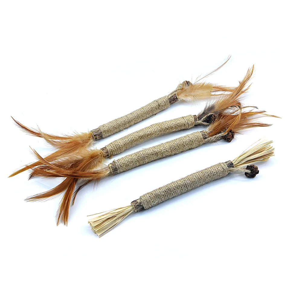 Zabawki dla kotów Silvervine Chew Stick Pet Snacks Sticks Naturalne rzeczy z kocimiętką dla kotów Czyszczenie zębów Akcesoria dla kotów Katze