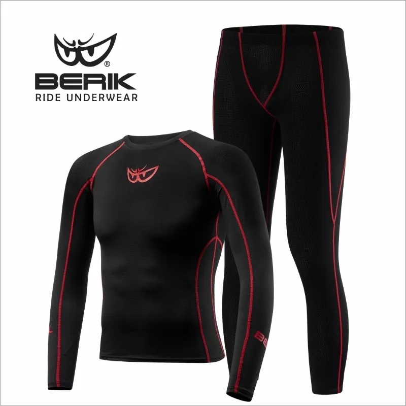 Berik Motorcycle Base Layers Men's and Women's Cycling Suit Quick Drying Base Breathable Quick Drying Sweatshirt for All Seasons