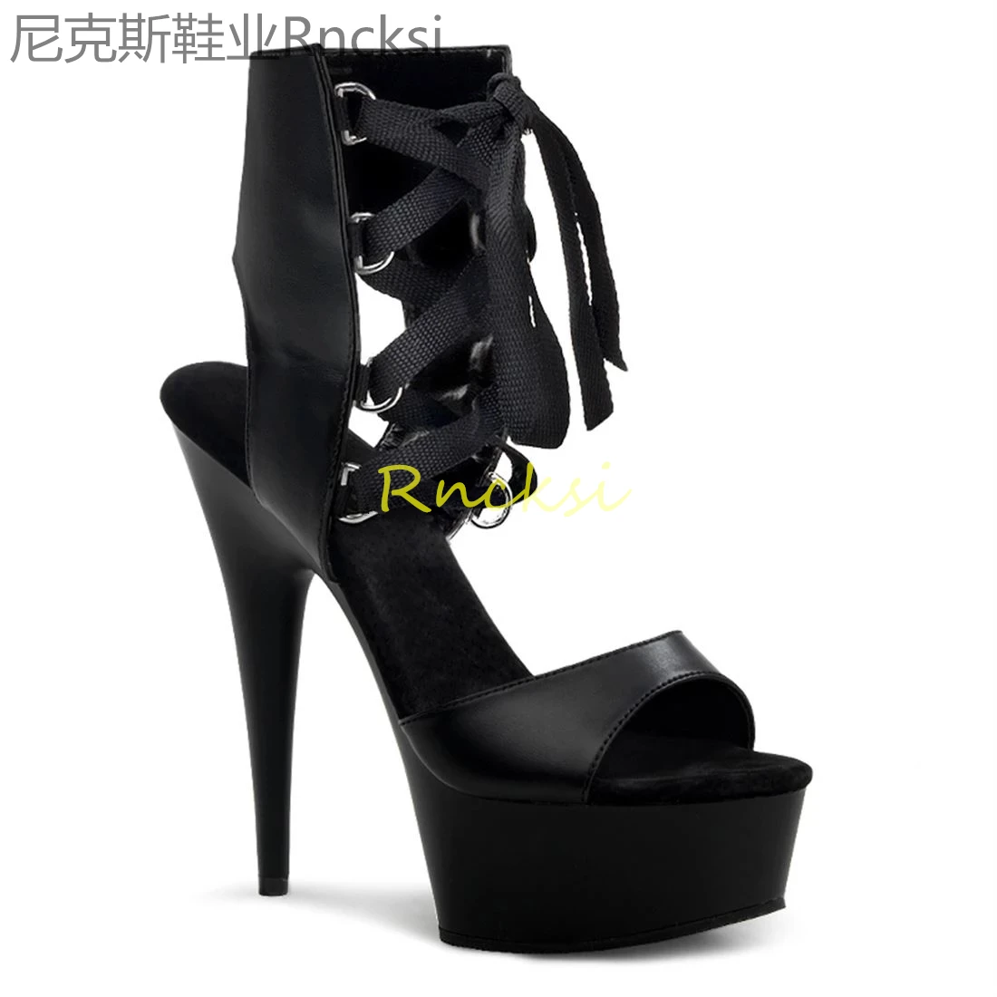 15cm Fish-mouth sandals in summer, new leak toe stiletto heels and sexy back empty high heels