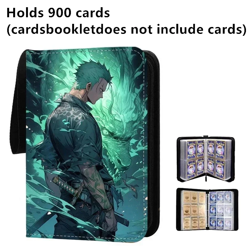 One Piece 900Pcs OPCG Cards Album Book Luffy Nami Zoro Anime Map Letter Holder Binder Action HD Protector Notebook Folder Gifts image 6