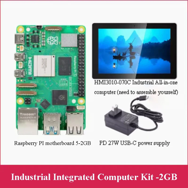 Raspberry PI 5 Industrial-grade all-in-one computer kit with 2GB,stable and efficient, designed for  industrial applications