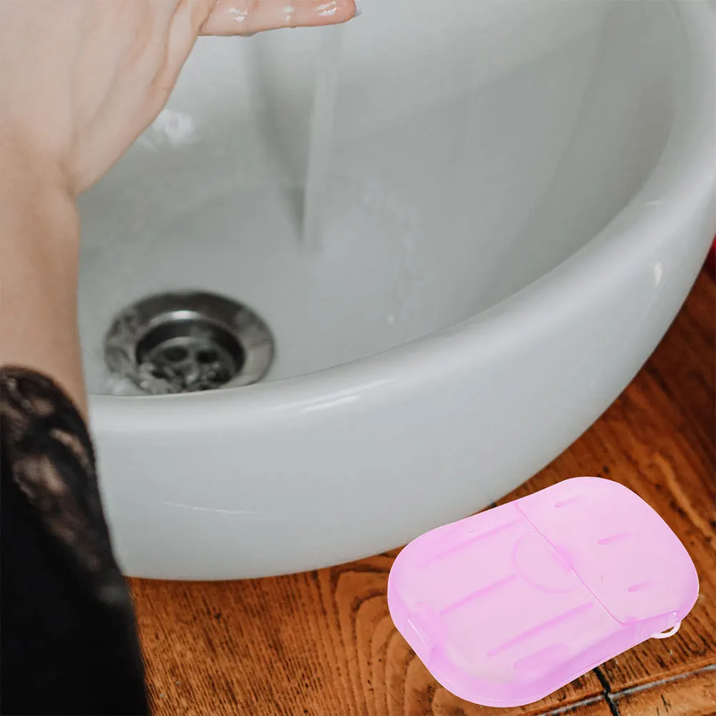 

15 Boxes Travel Soap Slices Small Portable Soap Sheets Hand Cleansing Body Clothes Outdoor Use Travel Supplies