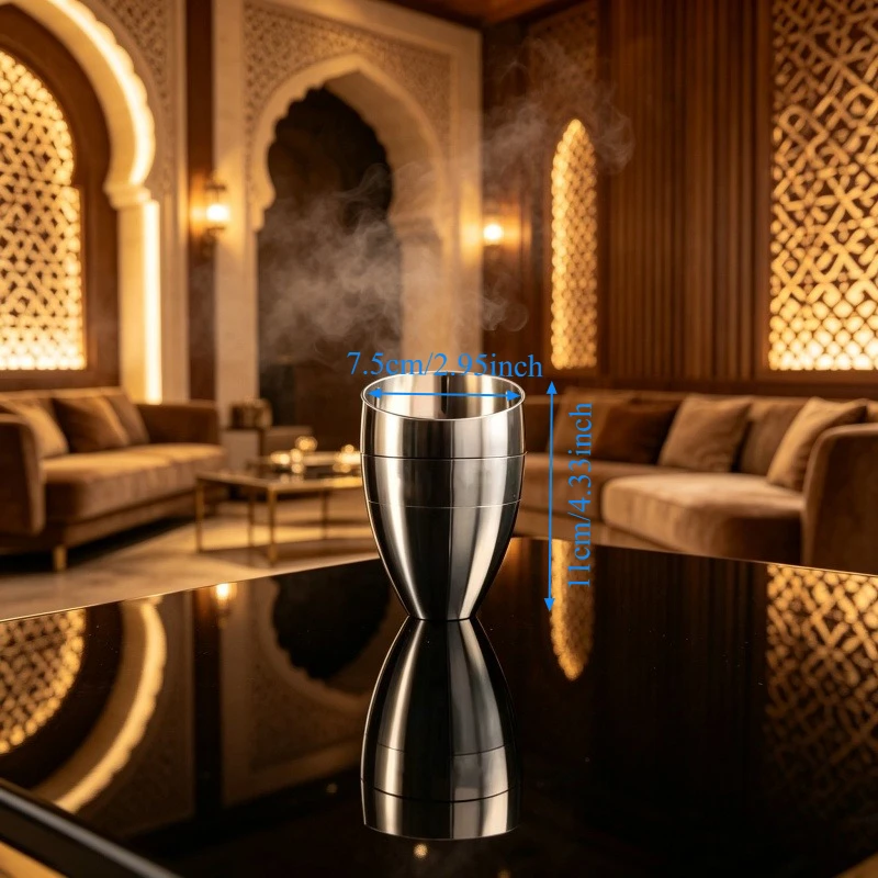 New Oval Hookah Bowl Set Cup Shape Aluminum alloy Shisha Heat Keeper Magement System Coal Holder With Clip