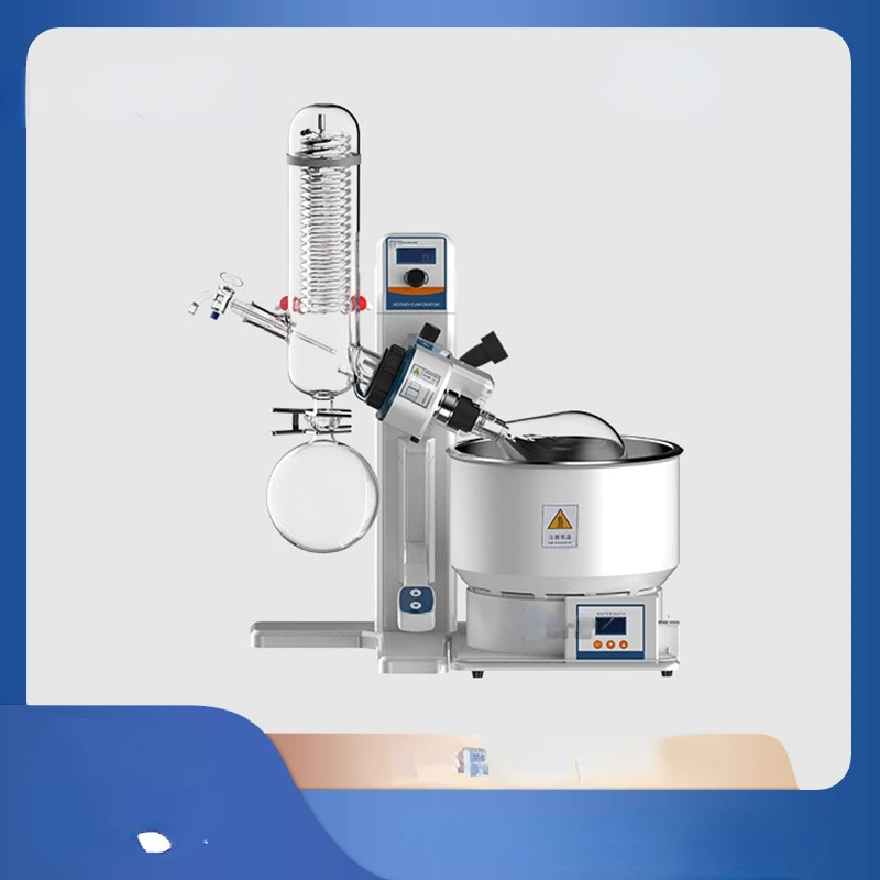 Experimental distillation and separation of chemicals with R-3001 electric lifting rotary evaporator