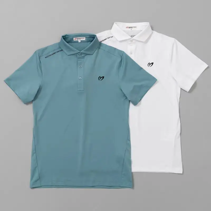 

Summer New Arrival Golf Men's Casual Collared Short-Sleeve T-Shirt Polyester Quick-Dry Breathable Stretch Polo Shirt