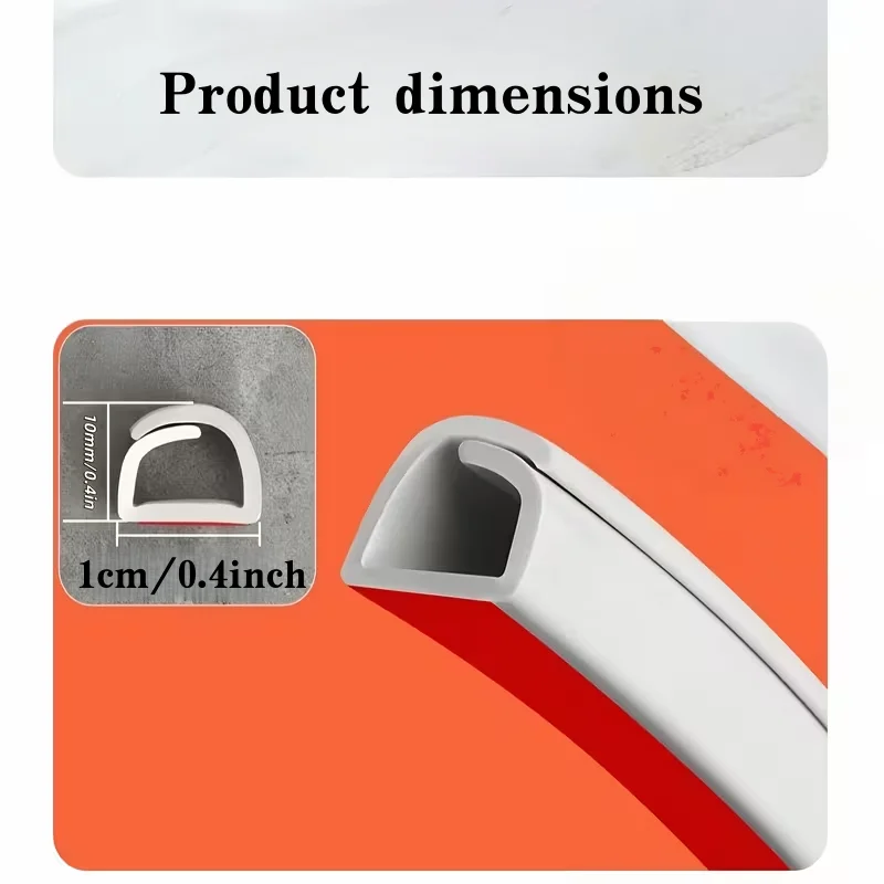 1PC Cable Sleeve Arc Floor Cord Cover Self Adhesive Cable Protector Anti Extrusion Wiring Duct for Home Outdoor Wire Organizer