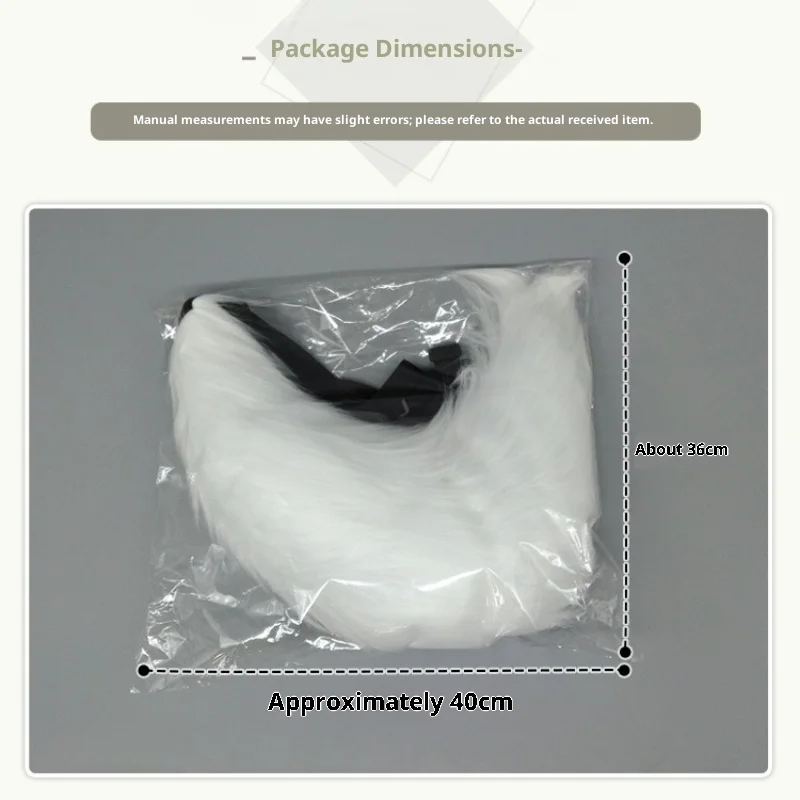 Peluche fatto a mano Coda di volpe Costumi Cosplay Puntelli Coda di lupo Coda di volpe sexy Cintura regolabile Accessori anime Pelliccia sintetica Kawaii