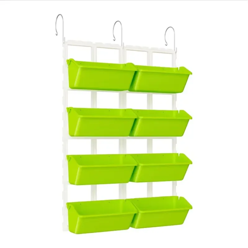 Planting Basin Layer Hanging Flowerpots Rectangular Plastic Plant Box