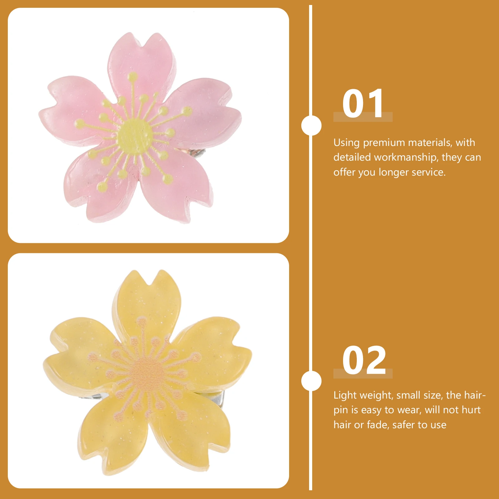 

12pcs Flower Hair Clips for Girls Small Women Accessories Barrettes Floral Hairpins Light Weight Safe Use Premium Materials