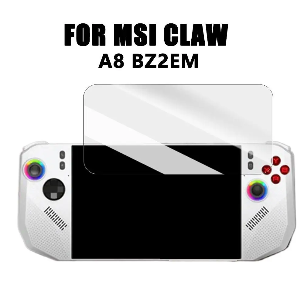 Applicable To MSI Claw A8 BZ2EM Tempered Film MSI Game Console Handheld 8-inch HD Second-strength Tempered Glass Film