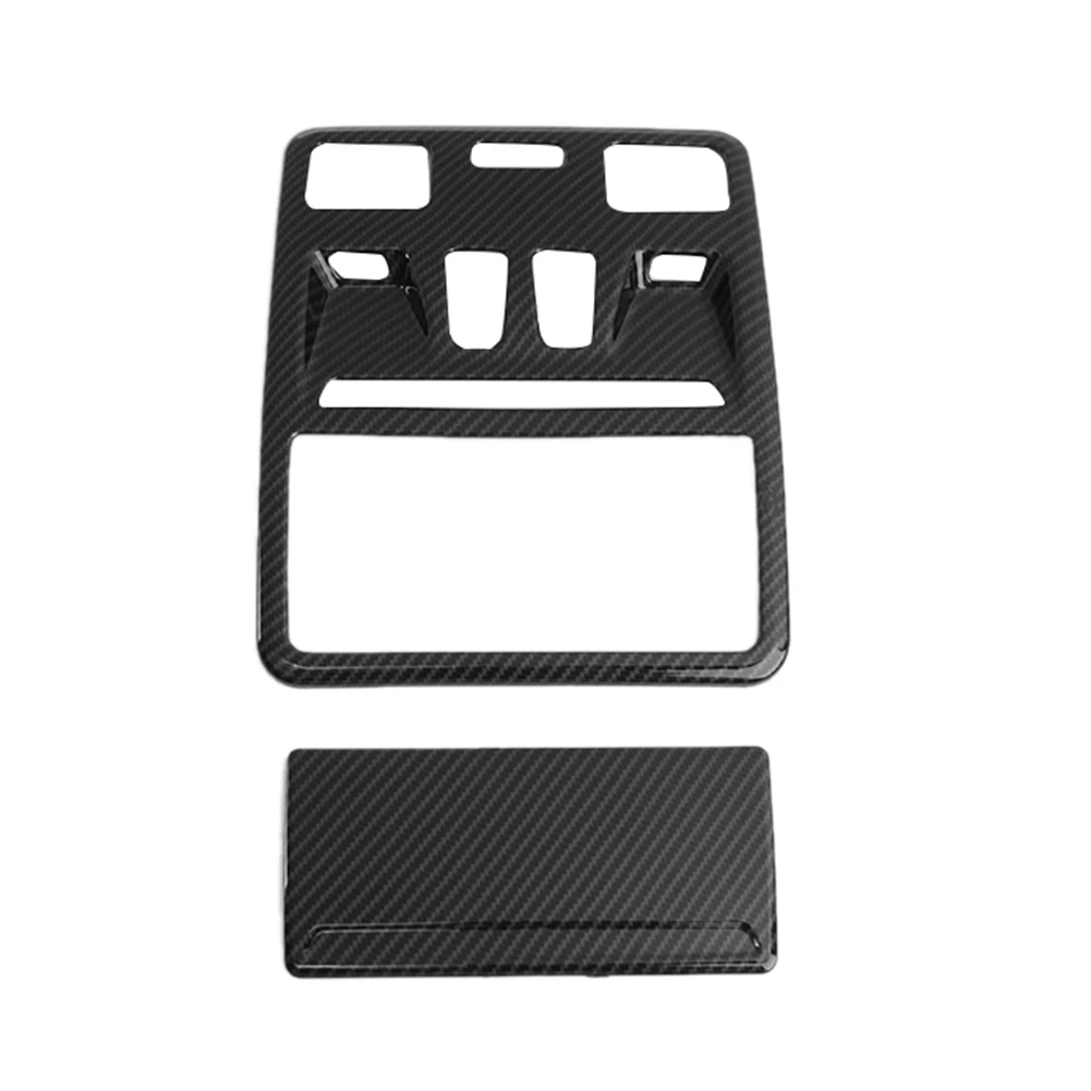 Read Light Lamp Panel Cover Trim Sticker Decoration for Ford Bronco Sport 2021 2022 Accessories ABS Carbon Fiber