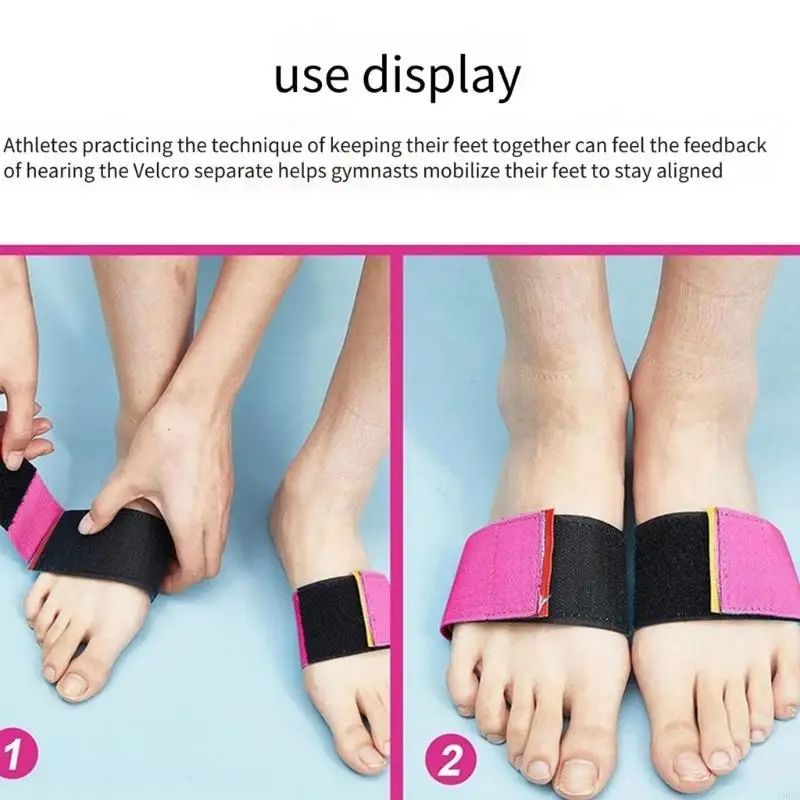 Gymnastics Sticky Toe Strong Grip Dance Equipment Gymnastics Tumbling Trainer Regulable Gymnastics Sticky Toe 69HD