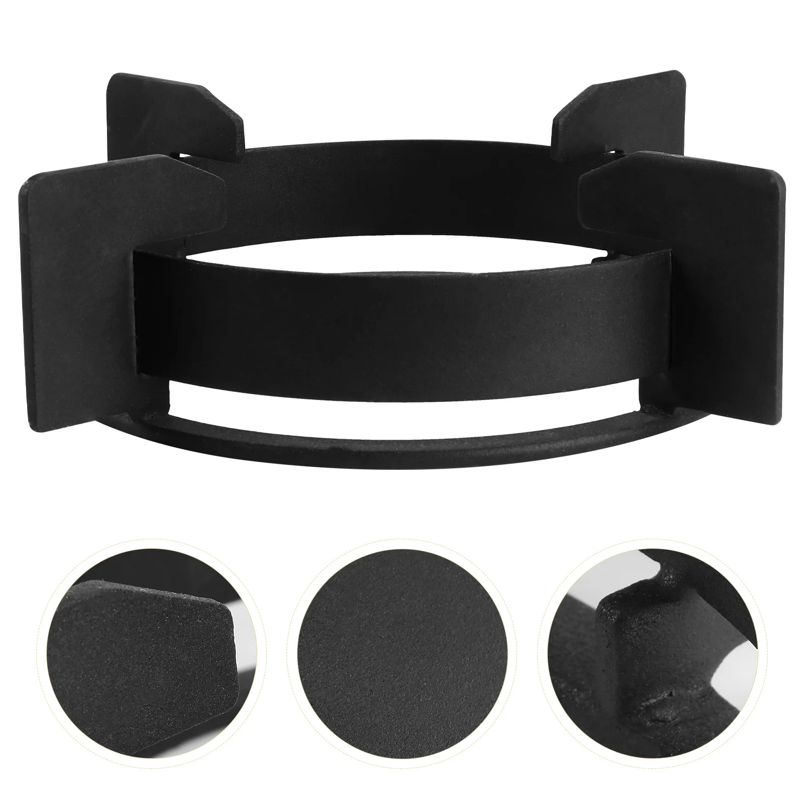 

Sturdy Cast Iron Stove Rack Nonslip Holder Fits Round Flat Bases Kitchen Accessory Metal Gas Stove Rack