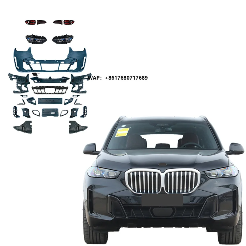 For   X5 G05 MT 2018-2022 Body Kit Includes Front & Rear Bumper Side Skirts-New Condition for 2023 LCI Models