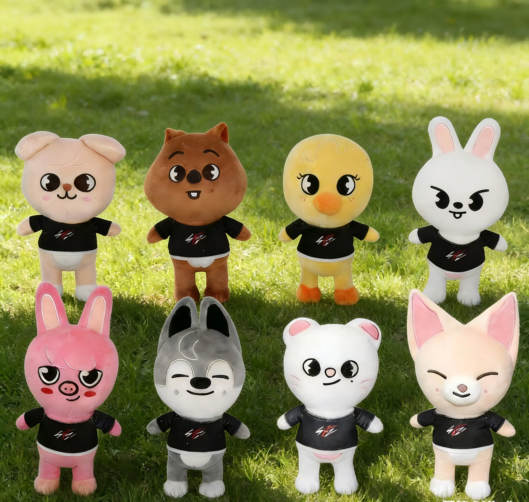 

SKZOO плюшевые игрушки 20 см StrayKids плюшевый волк Чан мультфильм мягкие игрушки куклы милый компаньон для детей взрослых фанаты подарок