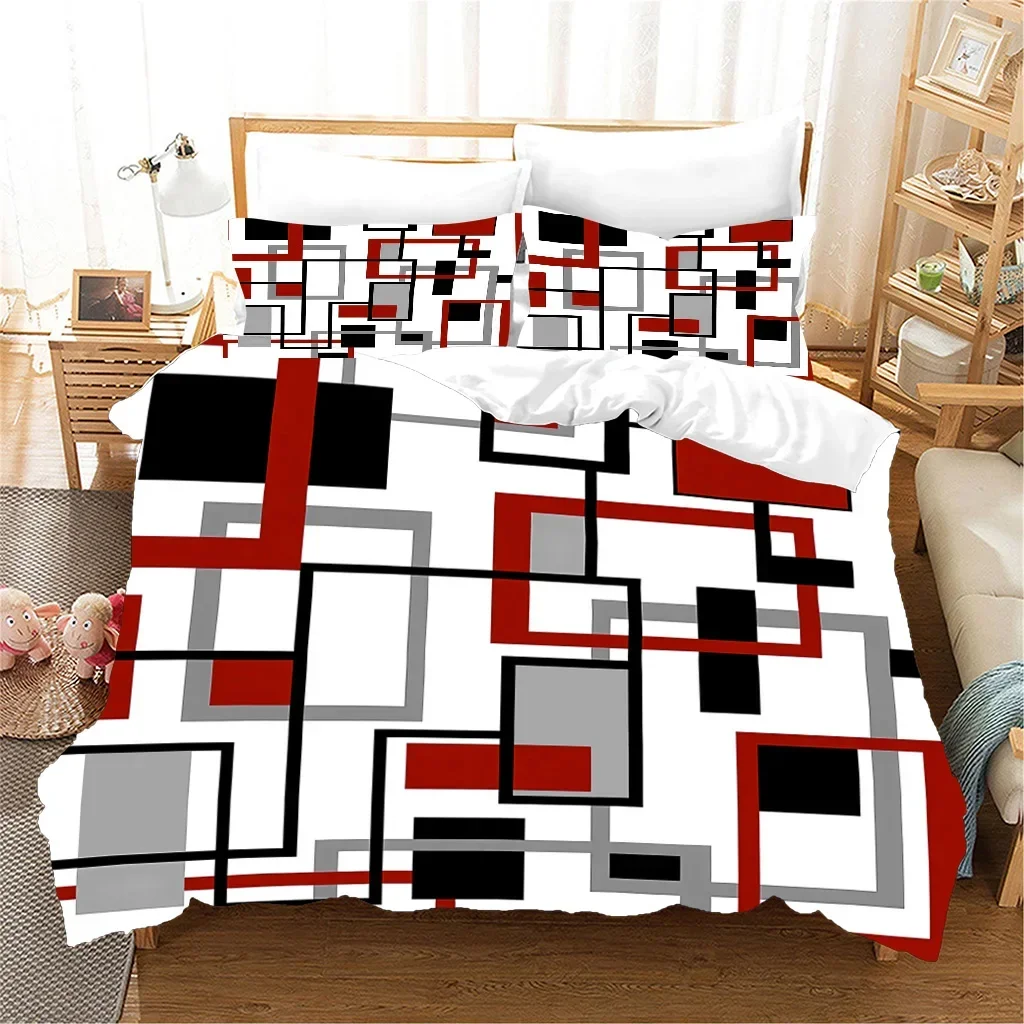 

Игра ropa cama 3 piezas2 fundas almohada piказа, poliéster morno, geсноtrico абстрактный в белом и черном цвете