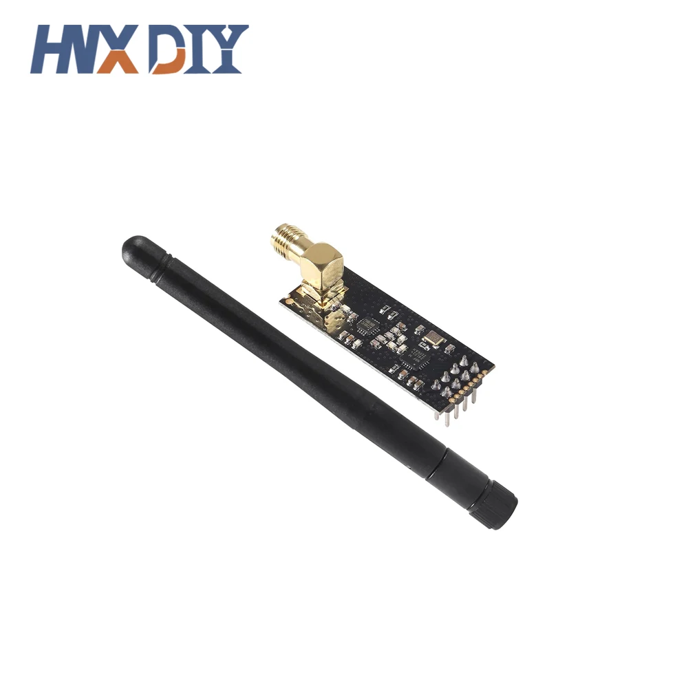 1-10 sztuk modułów bezprzewodowych 2,4G 1100-metrowych modułów bezprzewodowych NRF24L01+PA+LNA na duże odległości (z anteną) — zdjęcie produktu 6