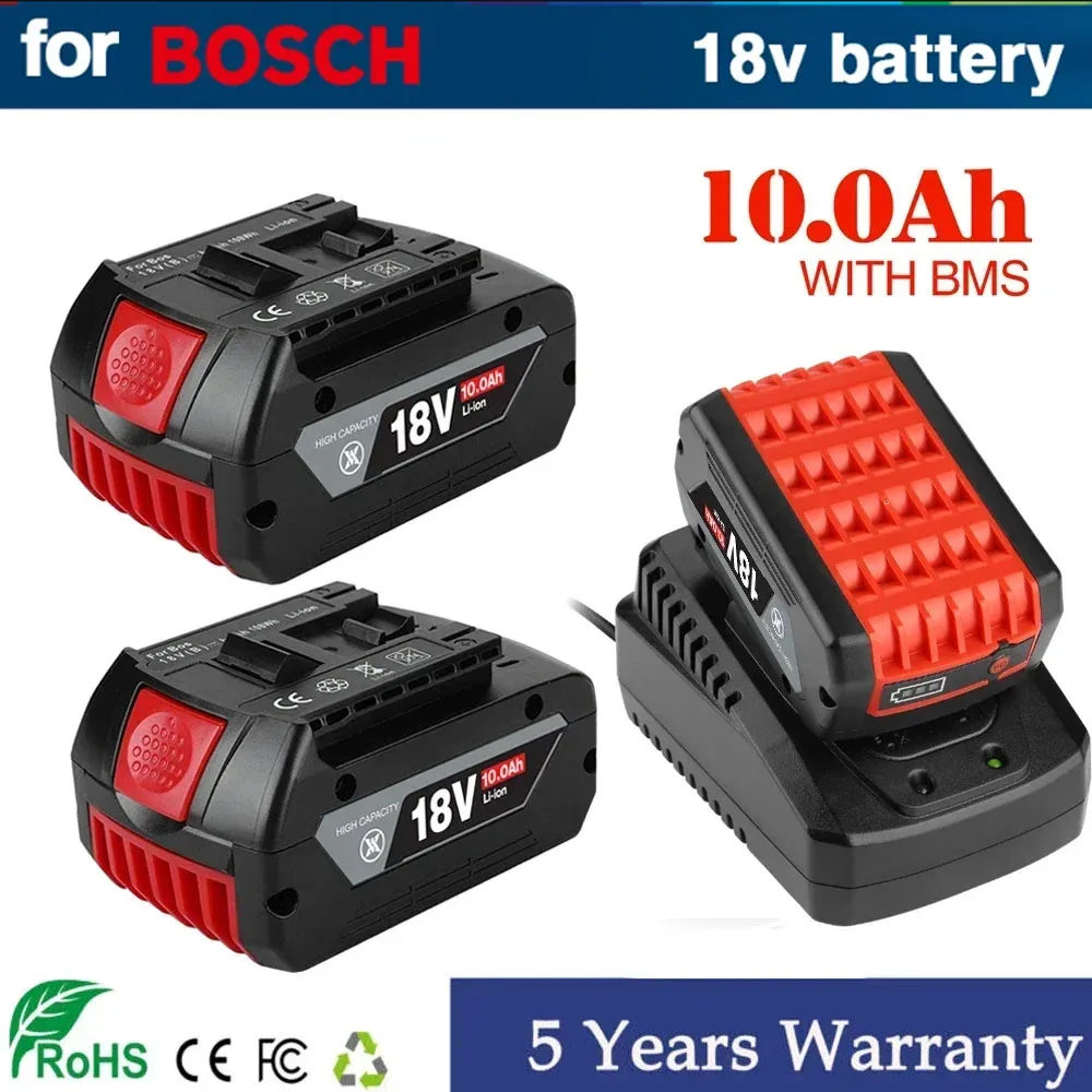 

brand new 18V 10000mAh Ersatz Batterie für Bosch 18V Professionelle System Cordless Werkzeuge BAT609 BAT618 GBA18V80 21700 Zelle