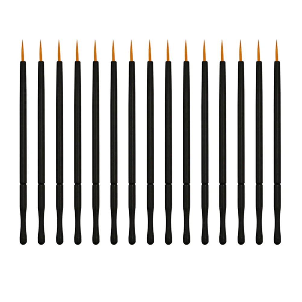 

50Pcs Disposable Eyeliner Wand Applicator Cosmetics Eyeliner Liquid Eye Makeup Tools （Orange Brush Tips)