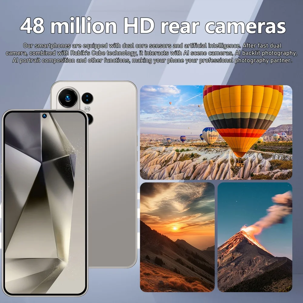 K-Touch Smartphone 5G C26 Ultra Mobile Phones Smartphone Android Cell Phone 7.3" 22G+2TB 48MP 7800mAh Dual SIM Unlocked