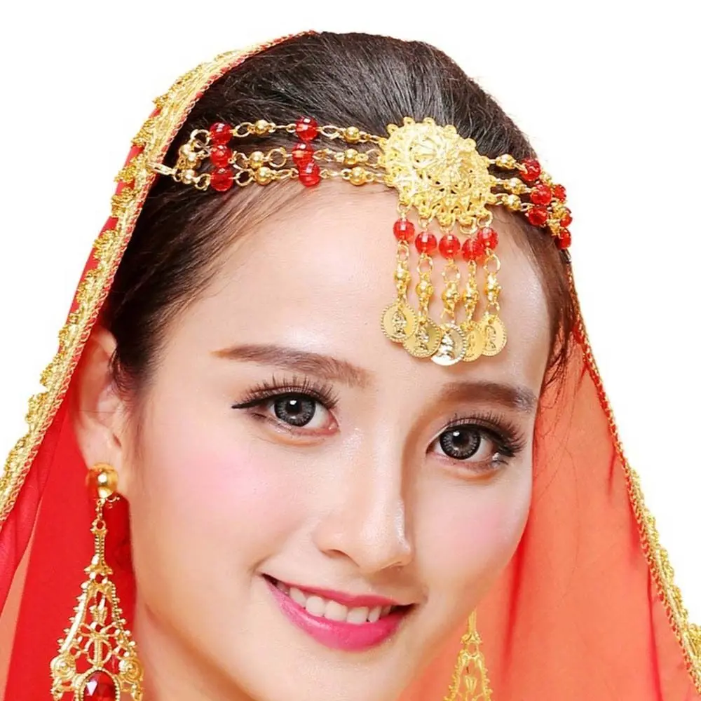 Head Accessories Diamond Sequin Jewelry Bohemian Sequins Diamond Hairband Hairband Indian Dance Belly Dance Costumes Girl