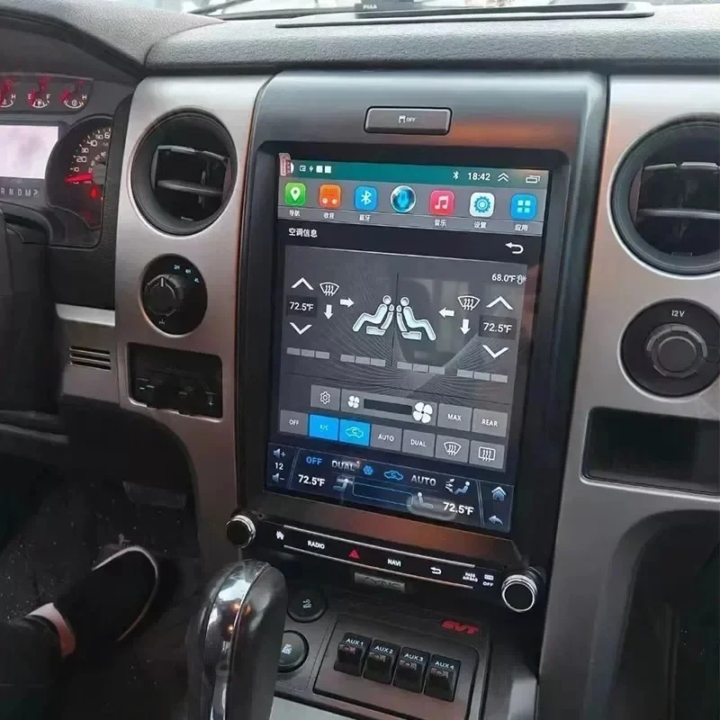 Android 15 Screen For Ford F150 2013 2014 2015 Carplay Auto Car Radio Multimedia Video Player Head Unit Stereo GPS Wifi 4G BT