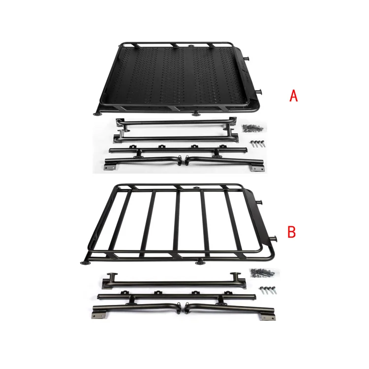 

Factory Sales 2 Door 4 Door Carrier Cargo Basket Board Roof Rack Mounted Luggage for jeep wrangler JK 2007-2017