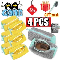 1/4PCS Laundry Shoe Bags Special Protective Shoe Bags for Household Washing Machines Shoe Bags for Washing Machines Reusable Bag