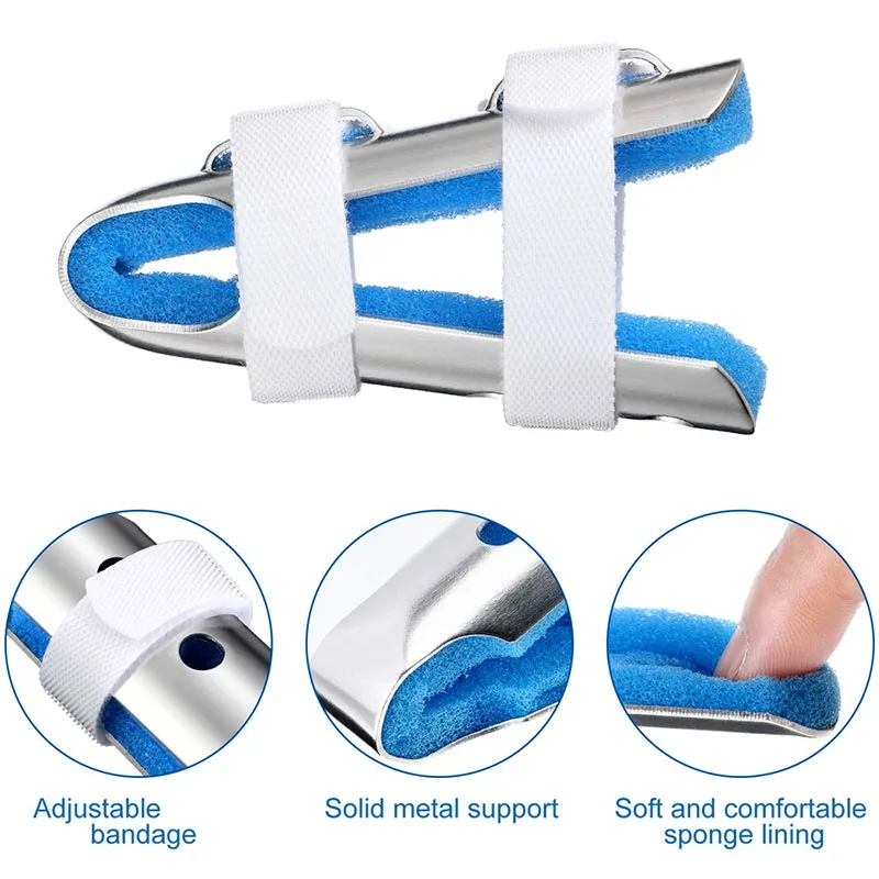 1Pcs Finger Splint,Finger Support Brace Finger Stabilizer for Broken Fingers Straightening Arthritis Knuckle Immobilization