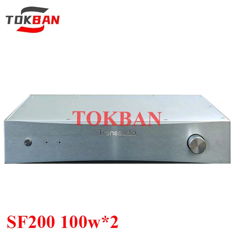 Tokban SF200 Power Amplifier 100w*2 High Power Field Tube FET Input Ultra Low Distortion Low Noise HIFI Amplifier Audio