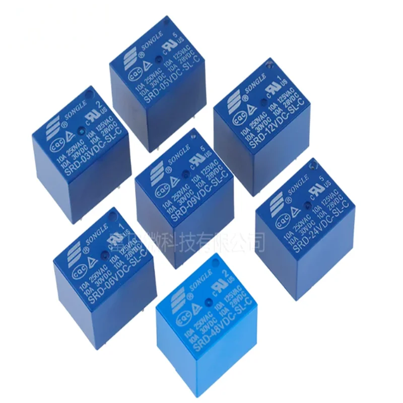 SRD-48VDC-SL-C SRD-24VDC-SL-C  SRD-12VDC-SL-C SRD-09VDC-SL-CSRD-06VDC-SL-C SRD-05VDC-SL-C SRD-03VDC-SL-C DIP5  Power relay