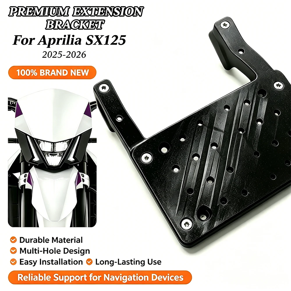 Off-road GPS Mounts For Aprilia SX 125 2025-2026 Motorcycle Navigation Devices Smartphone Anti-shake Bracket Accessory