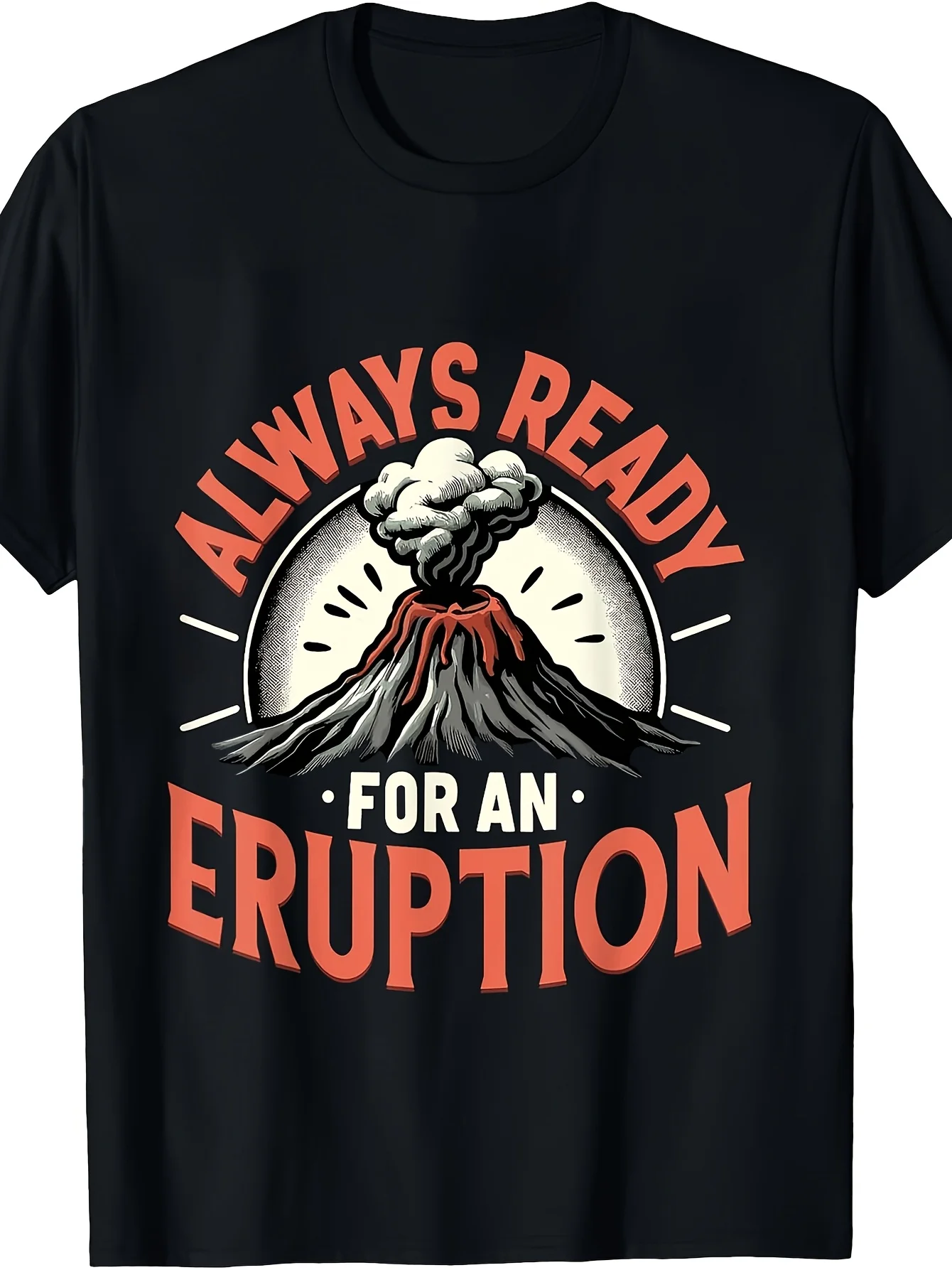 1pc, Volcano Lover Geologist Funny Volcano - Men's T-Shirt Gift