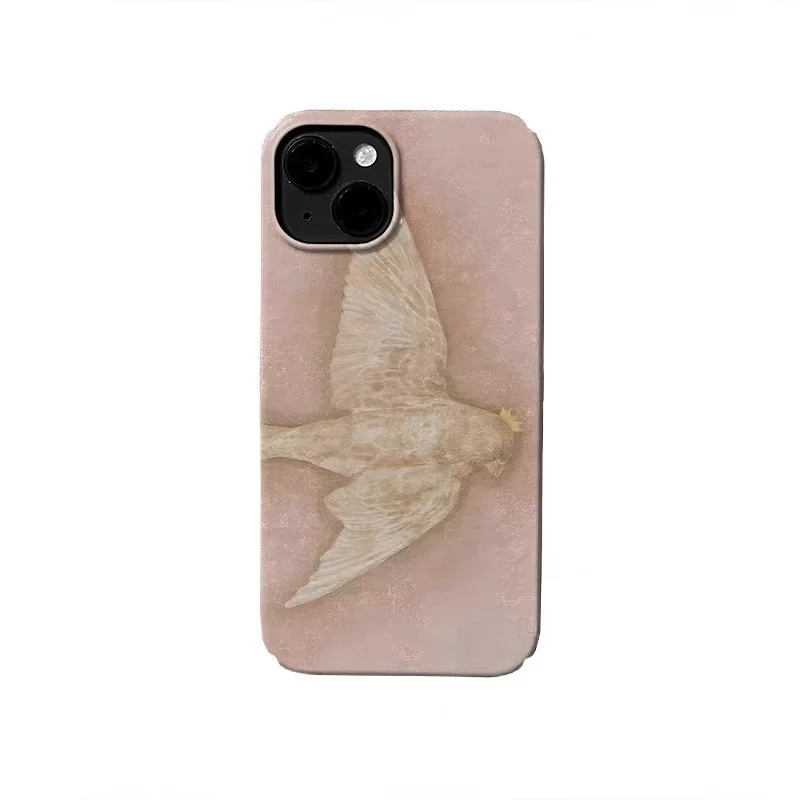 

Чехол для телефона Foundation Make-up Bird Fossils для IPHONE 17 Air 16E 15 PROMAX 14 Plus 13 12 MINI 11 16 Plus XR, акриловый чехол для телефона