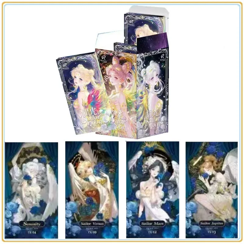 

Подлинная ограниченная серия Sailor Moon Yaoguang Card Brick, серия аниме, периферийные устройства, коллекционная карта, набор кирпичей, подарки на Рождество и день рождения