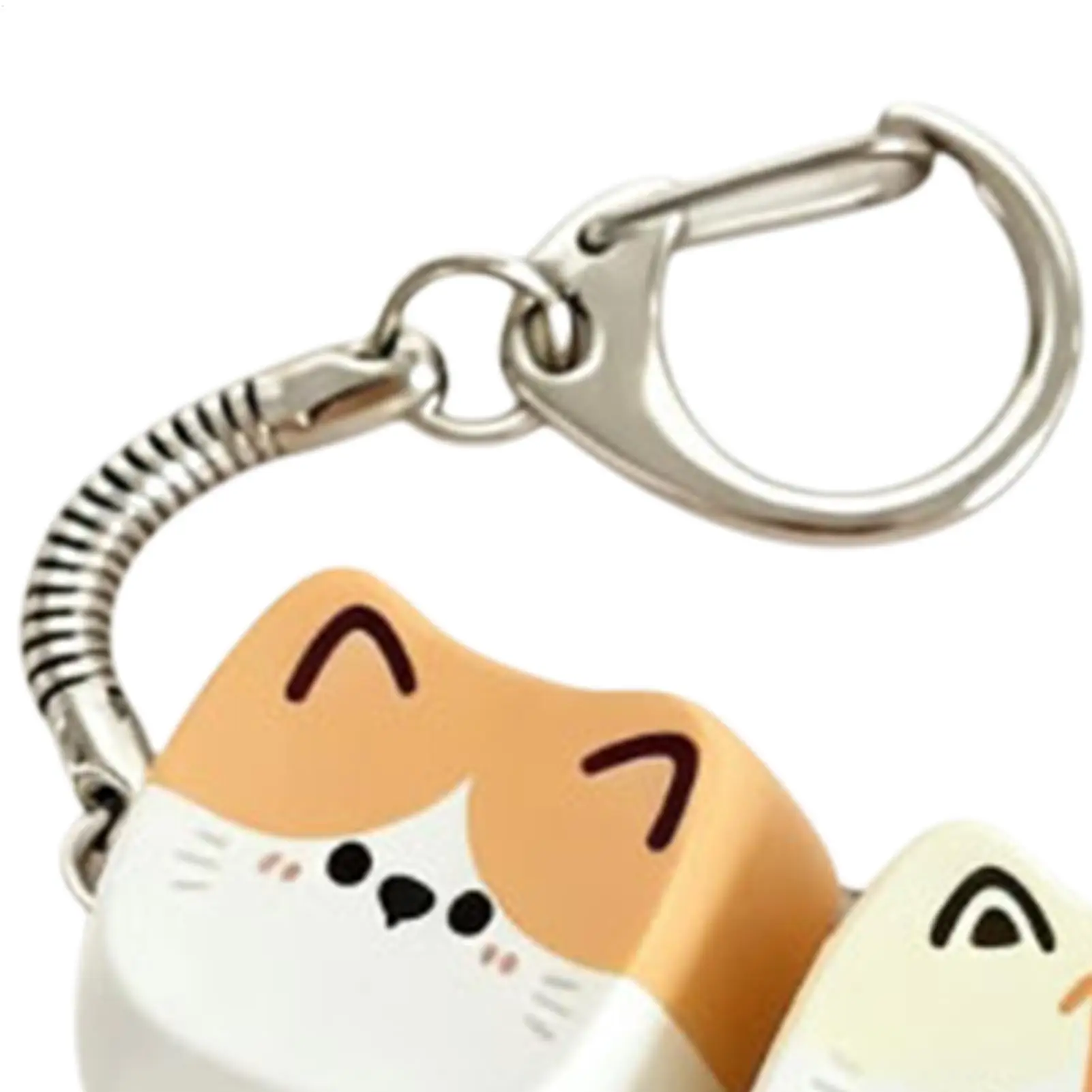 Click Keyboard Fidget Cute Cat Portable Sensory Press Button Sensory Toys Key Button Clicker For Work Travel Classroom Home Bag