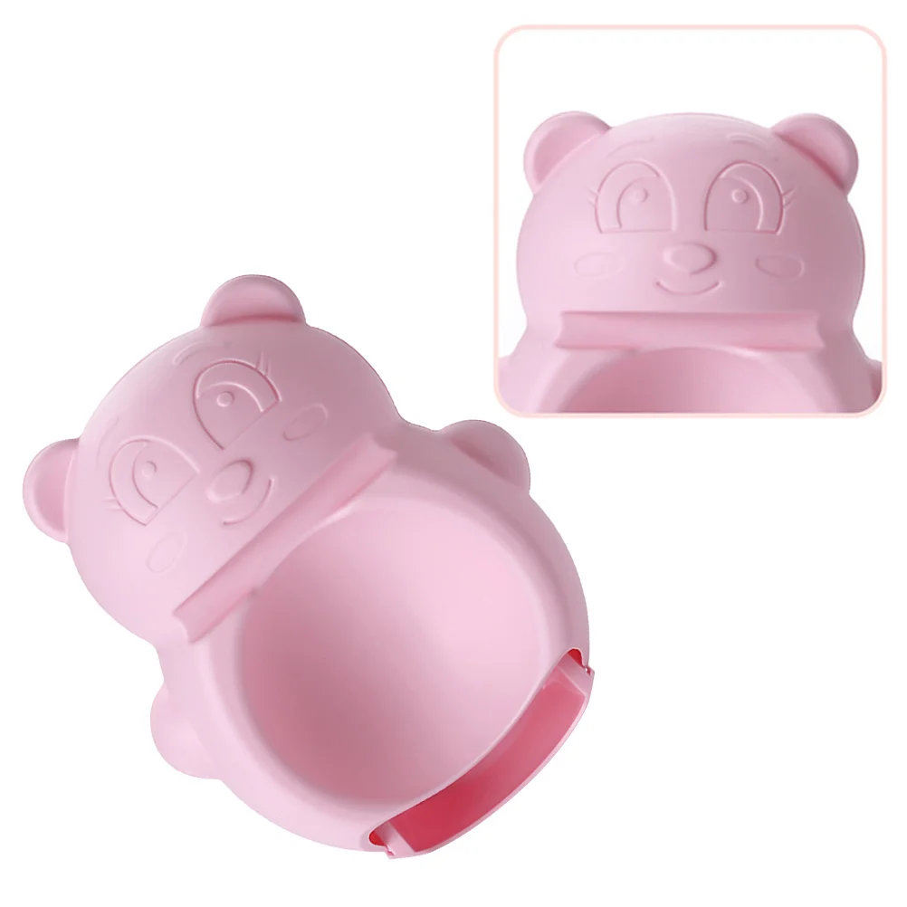 

1pc Candy Dried Fruit Tray Little Bear Shape Double Layer Snack Bowl Mobile Phone Holder Detachable Storage Box For Nuts Chips