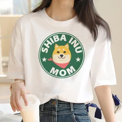 Shiba Inu tshirt women harajuku designer Y2K t shirt girl designer comic funny clothing