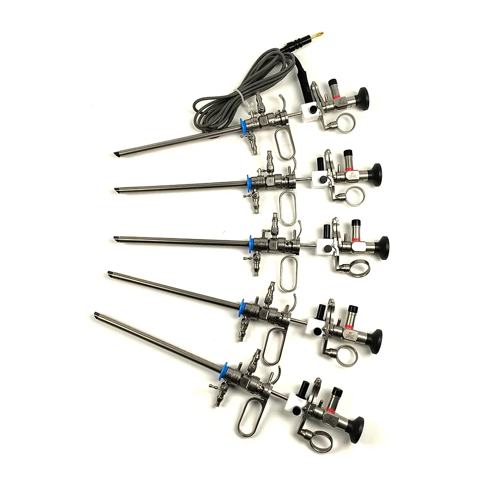 German Quality Rigid Urology Resectoscope TURP Set Urology Endoscopic Instruments With Passive Active Working Element