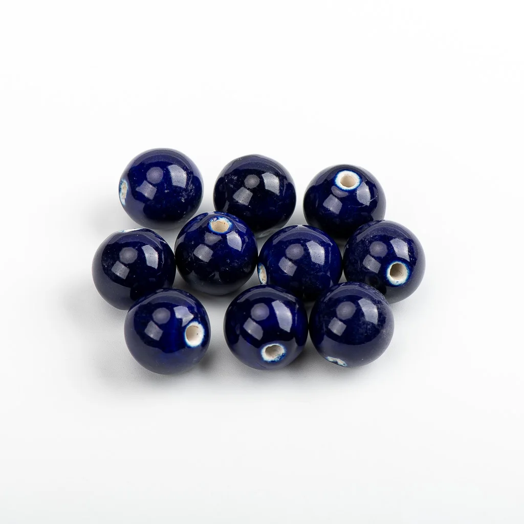 18# 10pcs Big Colorful Ceramic Beads  DIY Big Size Bead 18mm Wholesale #A126A