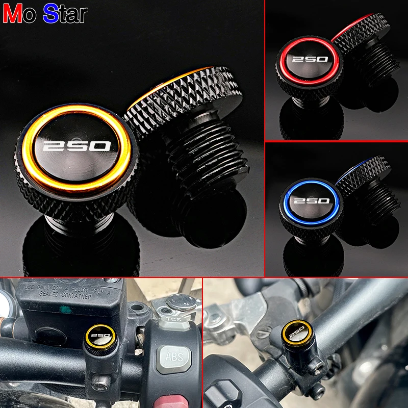 

250 для Husqvarna Svartpilen Vitpilen250 Svartpilen250 2018-2024 аксессуары для мотоциклов M10 * 1,25 зеркальные отверстия заглушки винтовые болты