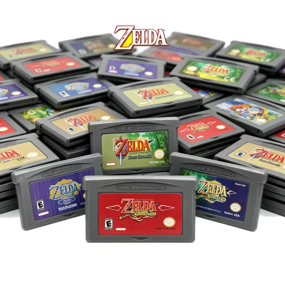 Game Boy Advance GBA Cartridge The Legend of Zelda Series Ages Seasons Four Swords Minish Cap Link's Awakening DX Game Card - view 5