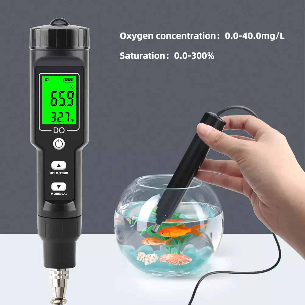 HEDAO Disolved Oxygen Meter With Electrode Filling Fluid IP67 Waterproof Dissolved Oxygen Meter Controller