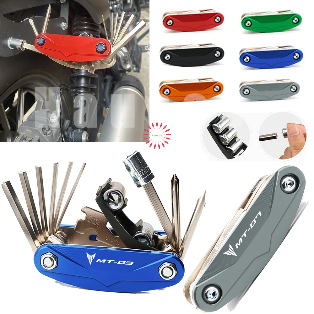 

Многофункциональный инструмент для Yamaha MT-03 MT 03 07 MT03 MT07 инструмент для коннекции ремонтный набор отверток инструмент горячие сделки аксессуары