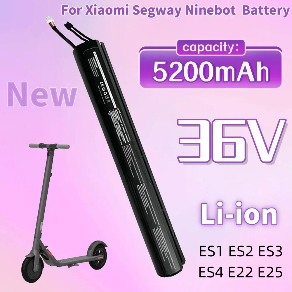 

Аккумулятор 36 В, 5200 мАч, подходит для скутера Ninebot Segway Es1/ES2/Es3/Es4