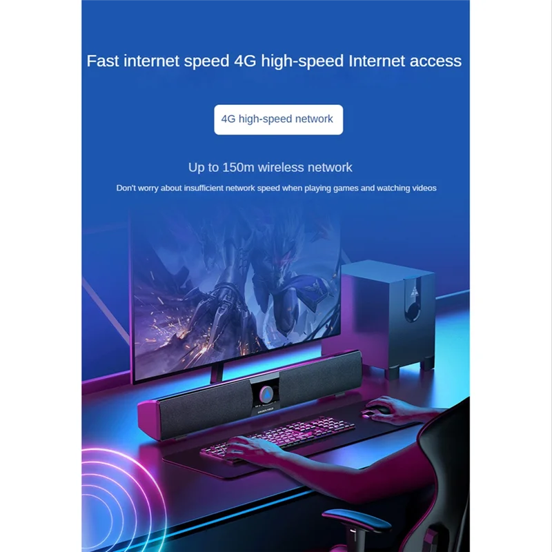 

Беспроводной интернет-маршрутизатор Hot-4G LTE со слотом для SIM-карты Порт Wi-Fi Typec 300 Мбит/с Беспроводная сеть