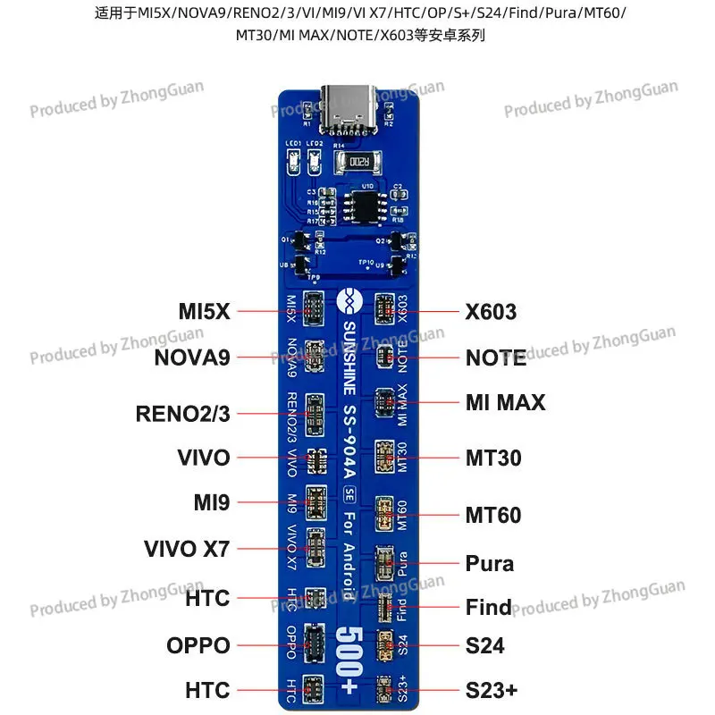 904a Se Phone Battery Activation Board - Android Phone Repair, Dead Battery Activation, Repair, and Charging