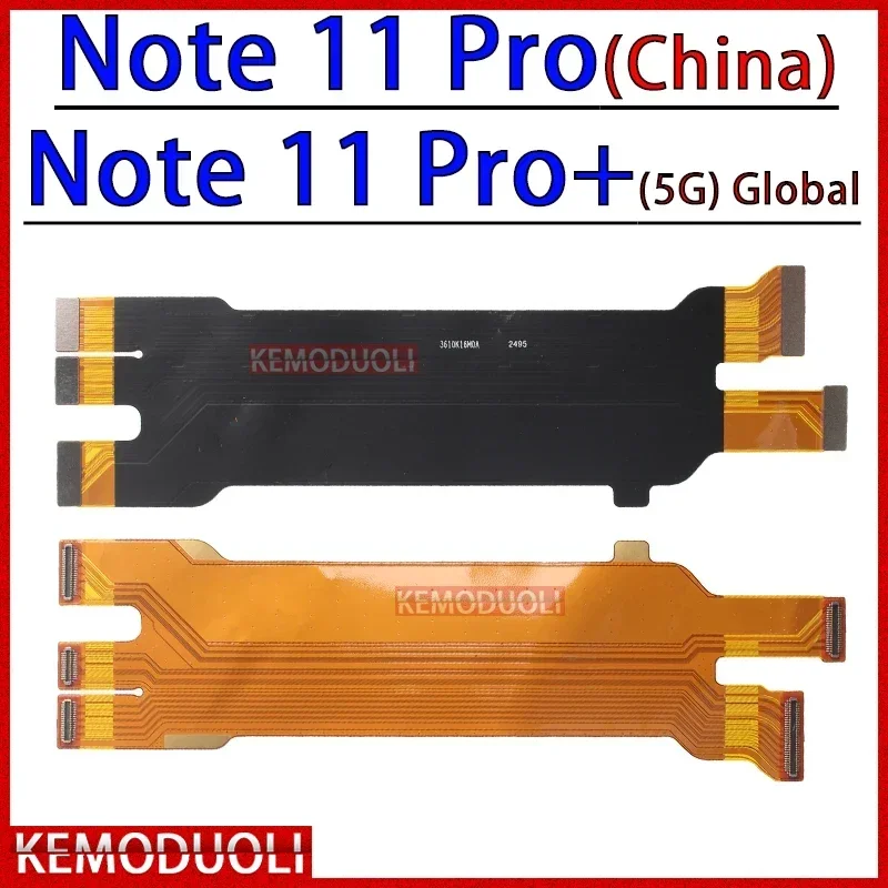 Main Board Flex for Xiaomi Redmi Note 11 11E 11S 12 Pro Plus + Discovery Speed 4G 5G Motherboard Connector Cable Global Version